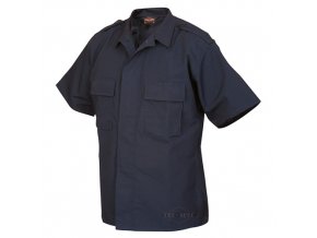 Košile služební krátký rukáv rip-stop MODRÁ vel.3XL-R