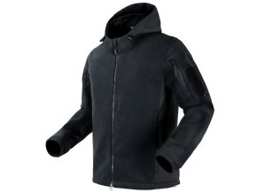 Bunda MERIDIAN FLEECE na zip ČERNÁ (velikost XL)
