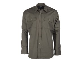 Košile polní na knoflíky rip-stop ZELENÁ (velikost 3XL)