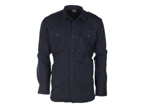 Košile polní na knoflíky rip-stop MODRÁ (velikost 3XL)