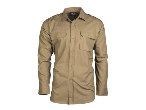 Košile polní na knoflíky rip-stop COYOTE (velikost 3XL)