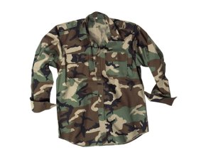 Košile polní na knoflíky rip-stop WOODLAND (velikost 3XL)