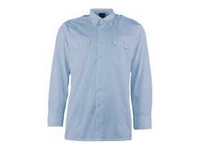 Košile SERVIS dlouhý rukáv na knoflíky SVĚTLE MODRÁ (velikost 3XL)