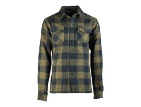 Košile DŘEVORUBECKÁ na knoflíky ZELENOČERNÁ (velikost 3XL)