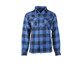 Košile DŘEVORUBECKÁ na knoflíky MODROČERNÁ (velikost 3XL)