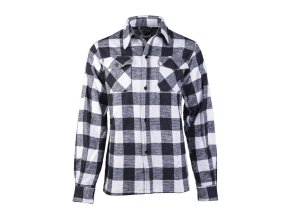Košile DŘEVORUBECKÁ na knoflíky BÍLOČERNÁ (velikost 3XL)