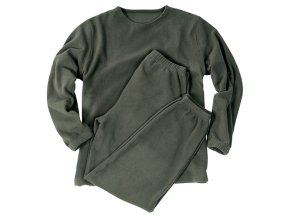 Spodní prádlo THERMOFLEECE bez límečku ZELENÉ (velikost 3XL)