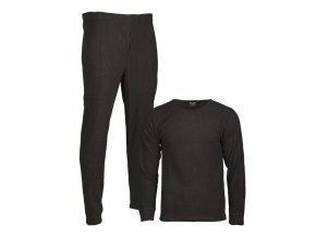 Spodní prádlo THERMOFLEECE bez límečku ČERNÉ (velikost 3XL)