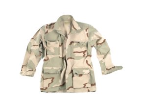 Blůza US typ BDU rip-stop předepraná 3-COL DESERT (velikost XL)