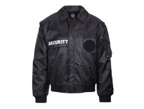 Bunda SECURITY s vložkou a odepín. rukávy ČERNÁ vel.3XL