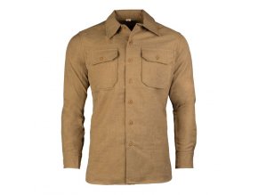 Košile US M37 WWII vlněná KHAKI