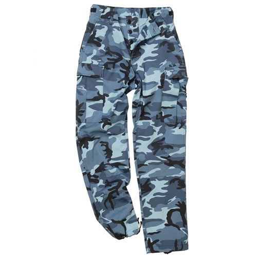 Kalhoty US BDU POLY polní SKY BLUE CAMO Velikost: XXL