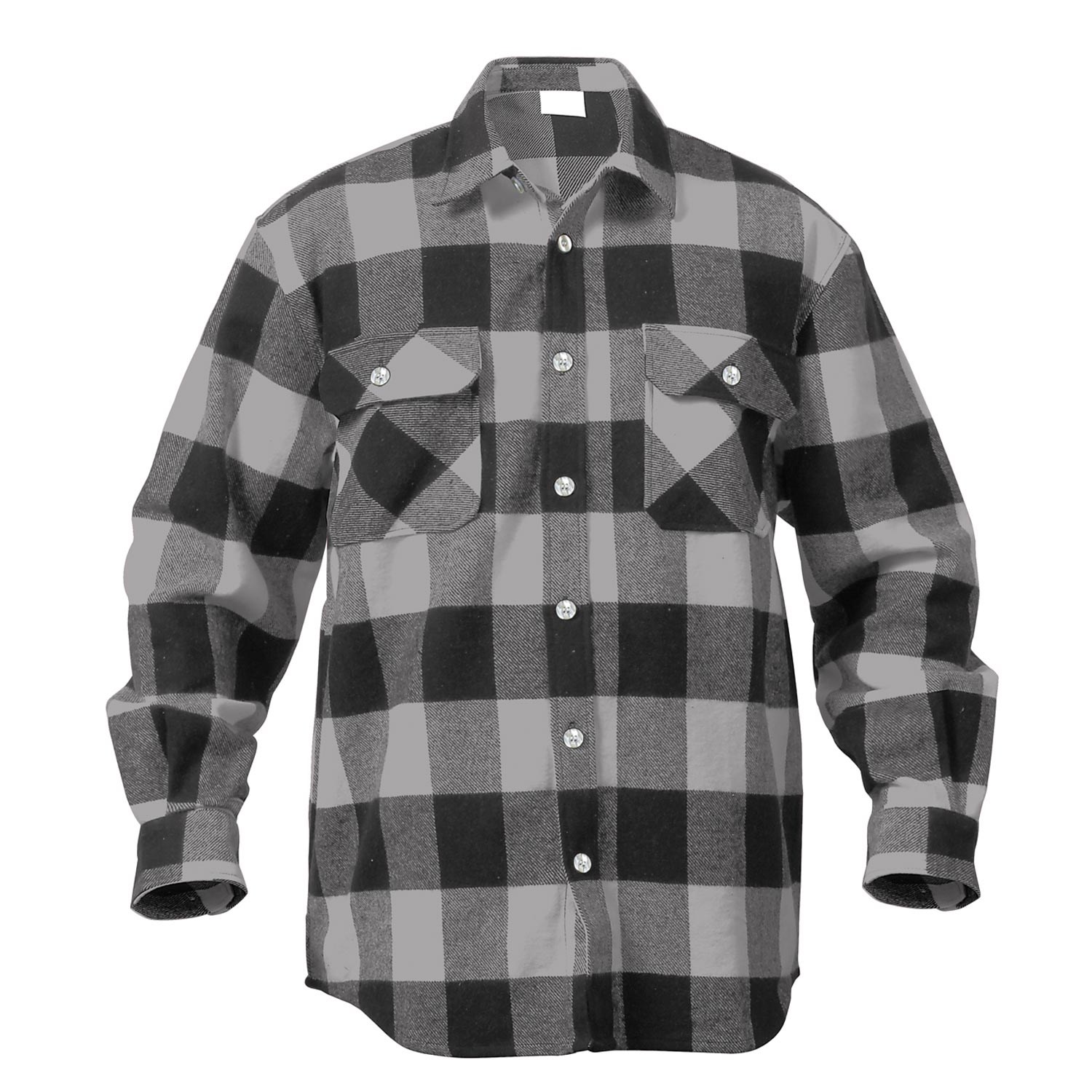 Košile dřevorubecká FLANNEL kostkovaná ŠEDÁ Velikost: XL