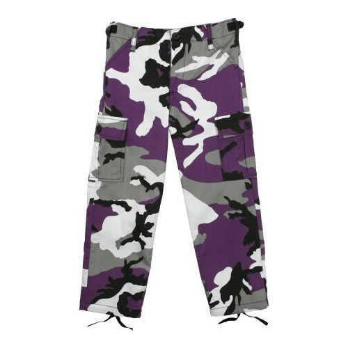 Kalhoty dětské BDU VIOLET CAMO Velikost: XL