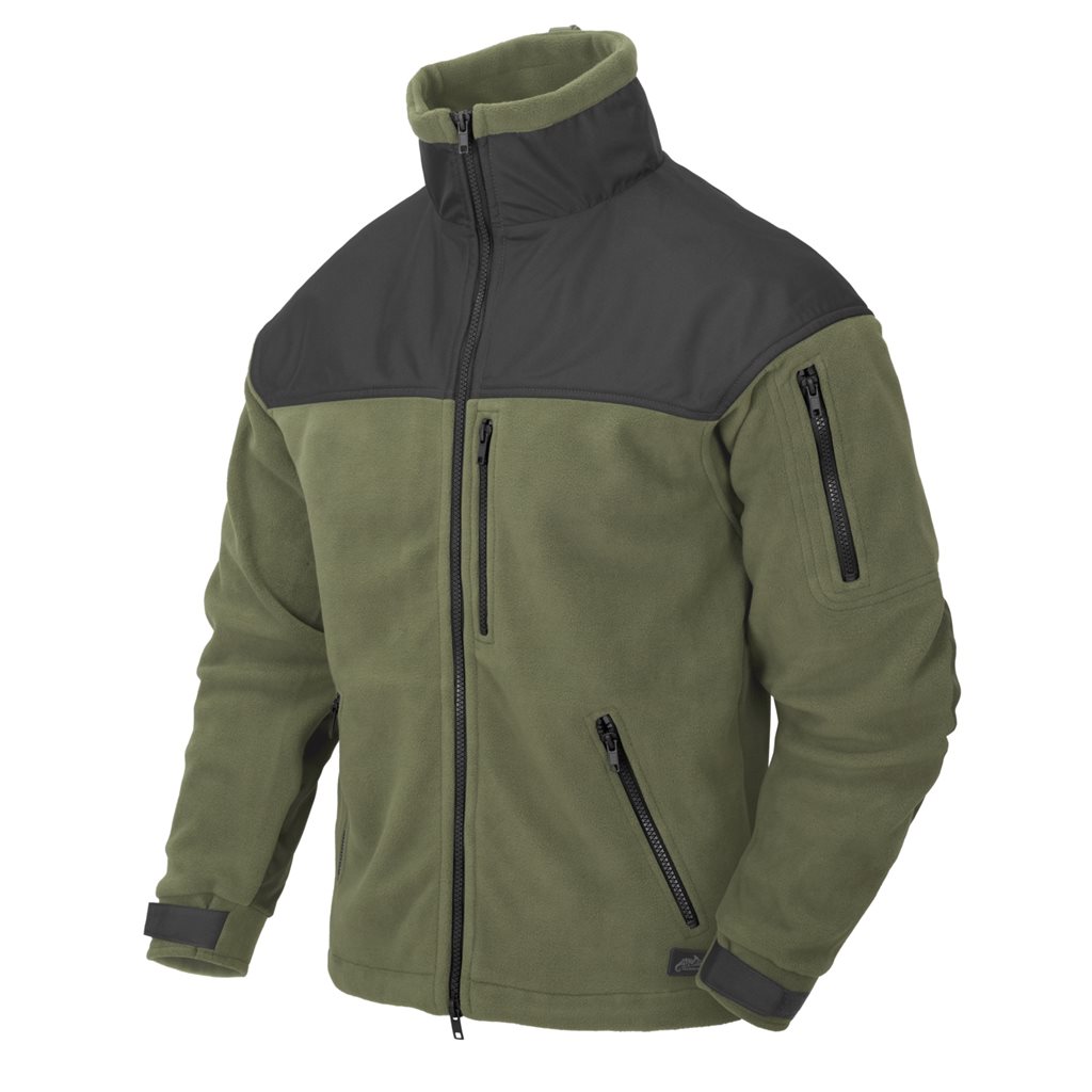 Bunda CLASSIC ARMY fleece ZELENOČERNÁ Velikost: XXL