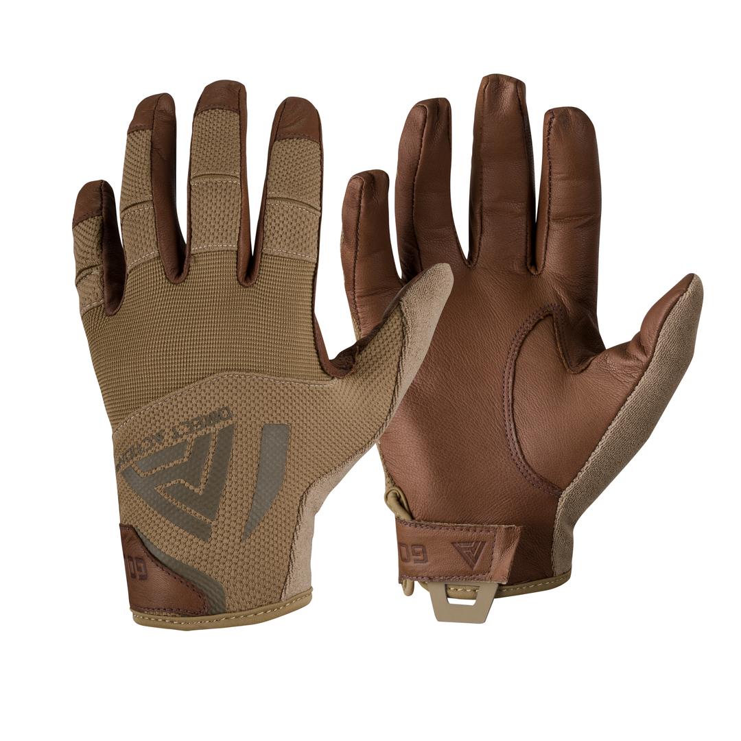 Rukavice HARD GLOVES kožené COYOTE Velikost: M