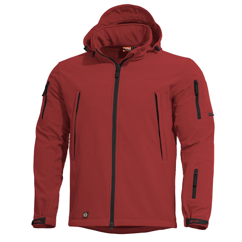 Bunda ARTAXES softshell MAROON RED Velikost: L