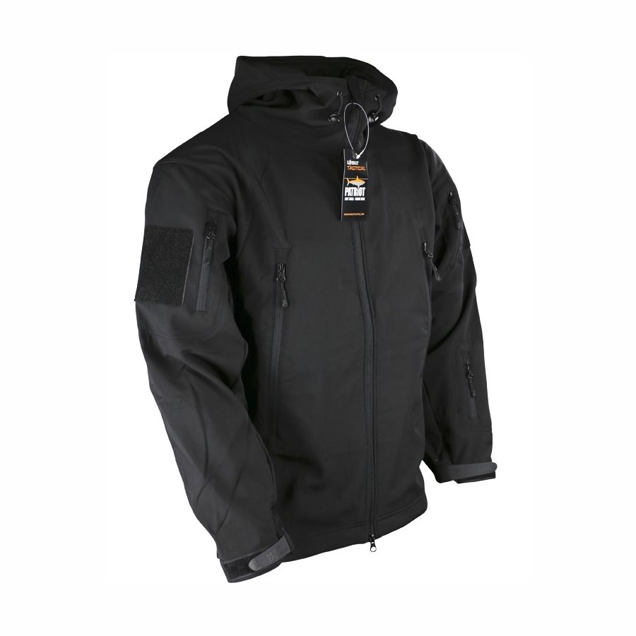 Bunda softshell TACTICAL PATRIOT ČERNÁ Velikost: M