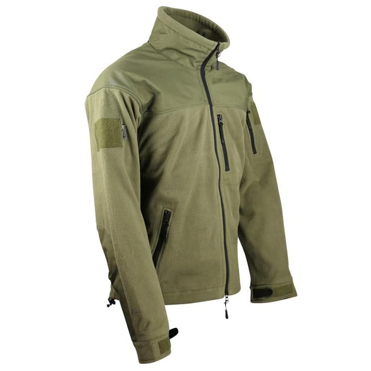 Mikina DEFENDER TACTICAL fleece ZELENÁ Velikost: S