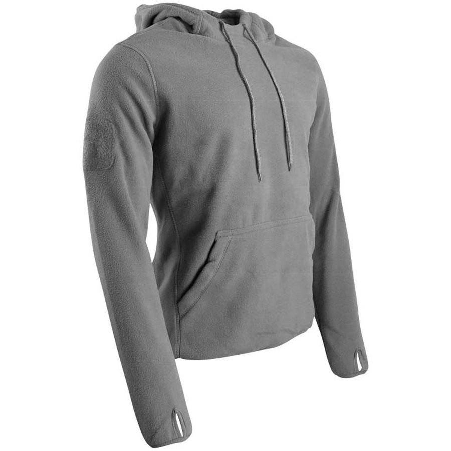 Mikina WARRIOR fleece ŠEDÁ Velikost: L