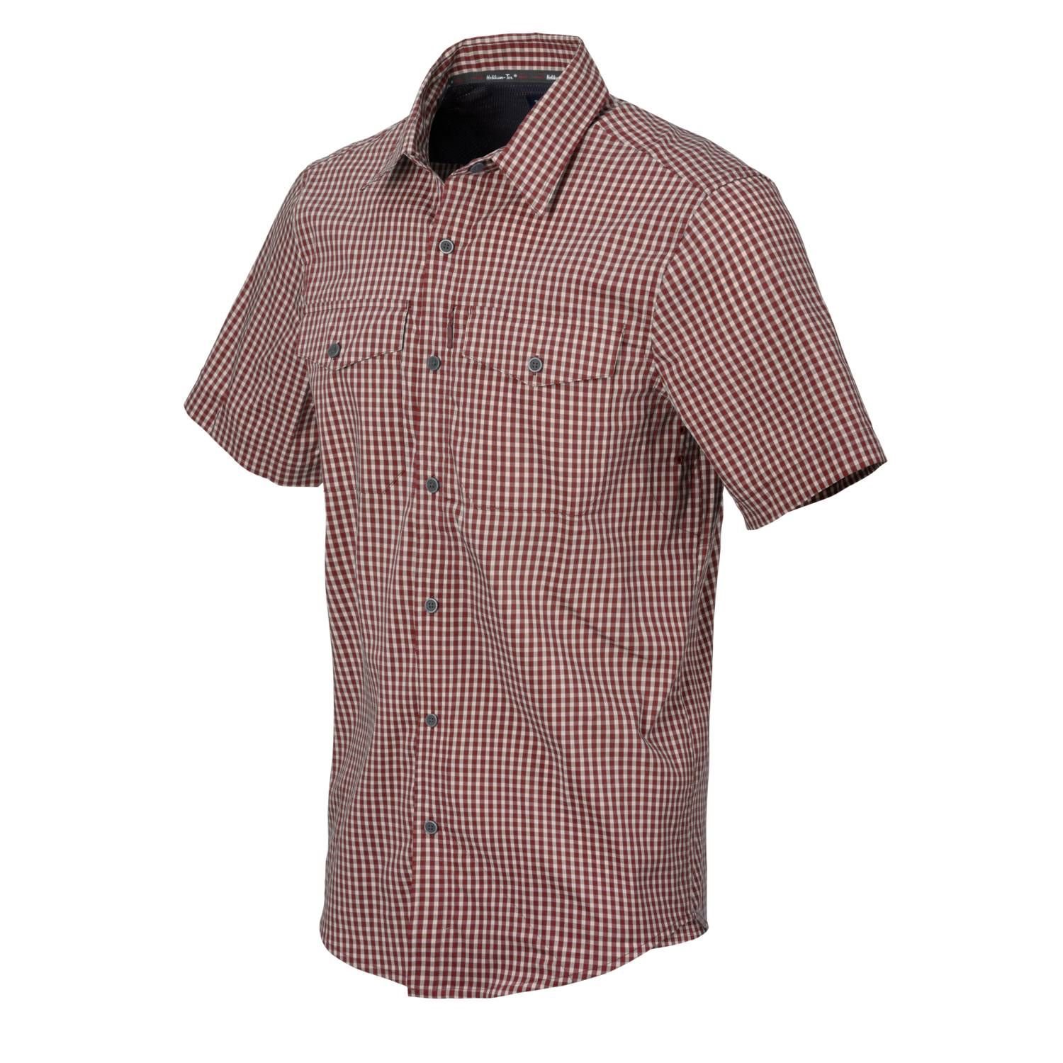 Košile COVERT CONCEALED CARRY DIRT RED CHECKERED Velikost: L