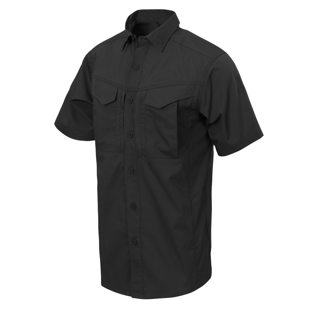 Košile DEFENDER Mk2 kratký rukáv ČERNÁ Velikost: XL