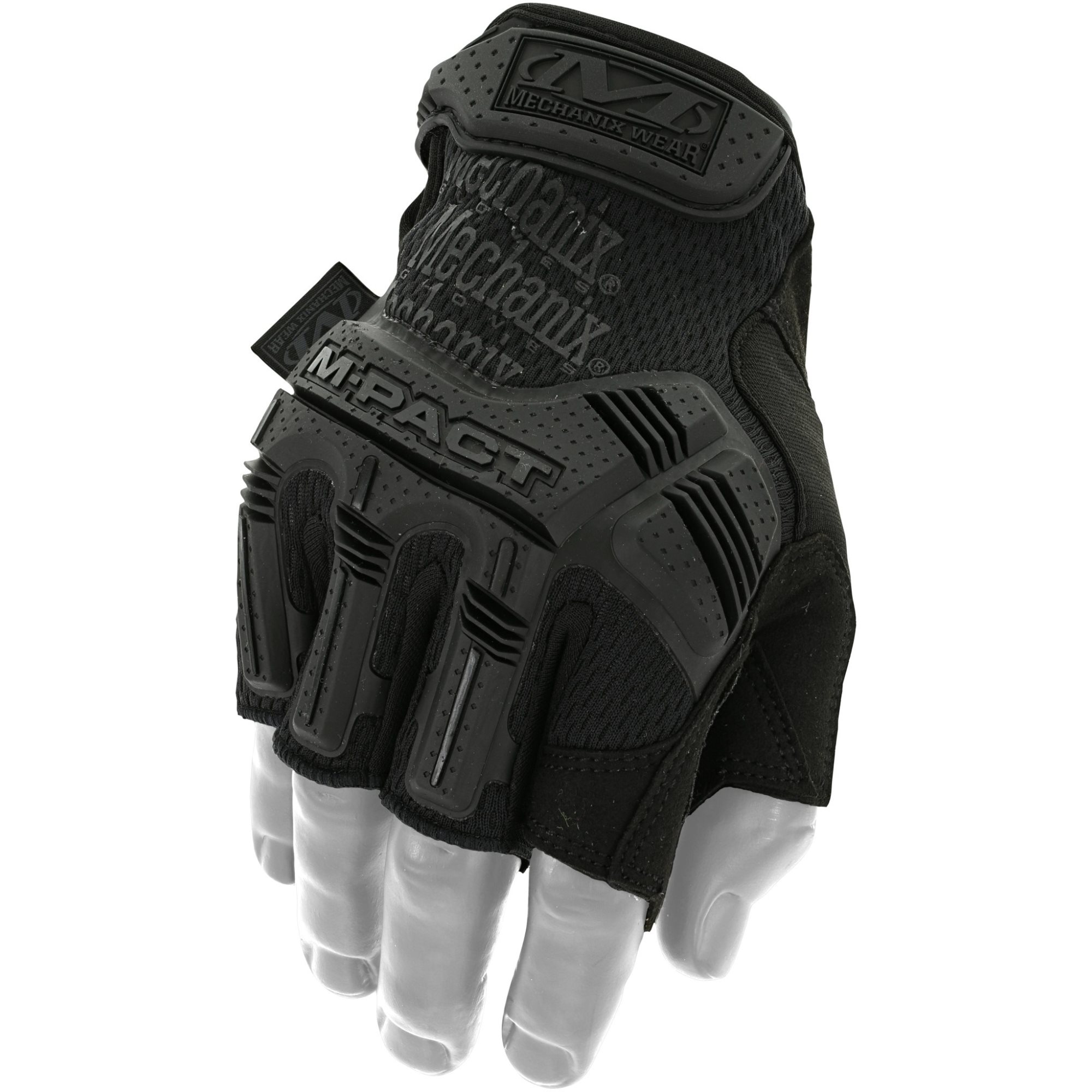 Rukavice Mechanix M-Pact BEZPRSTÉ ČERNÉ Velikost: M