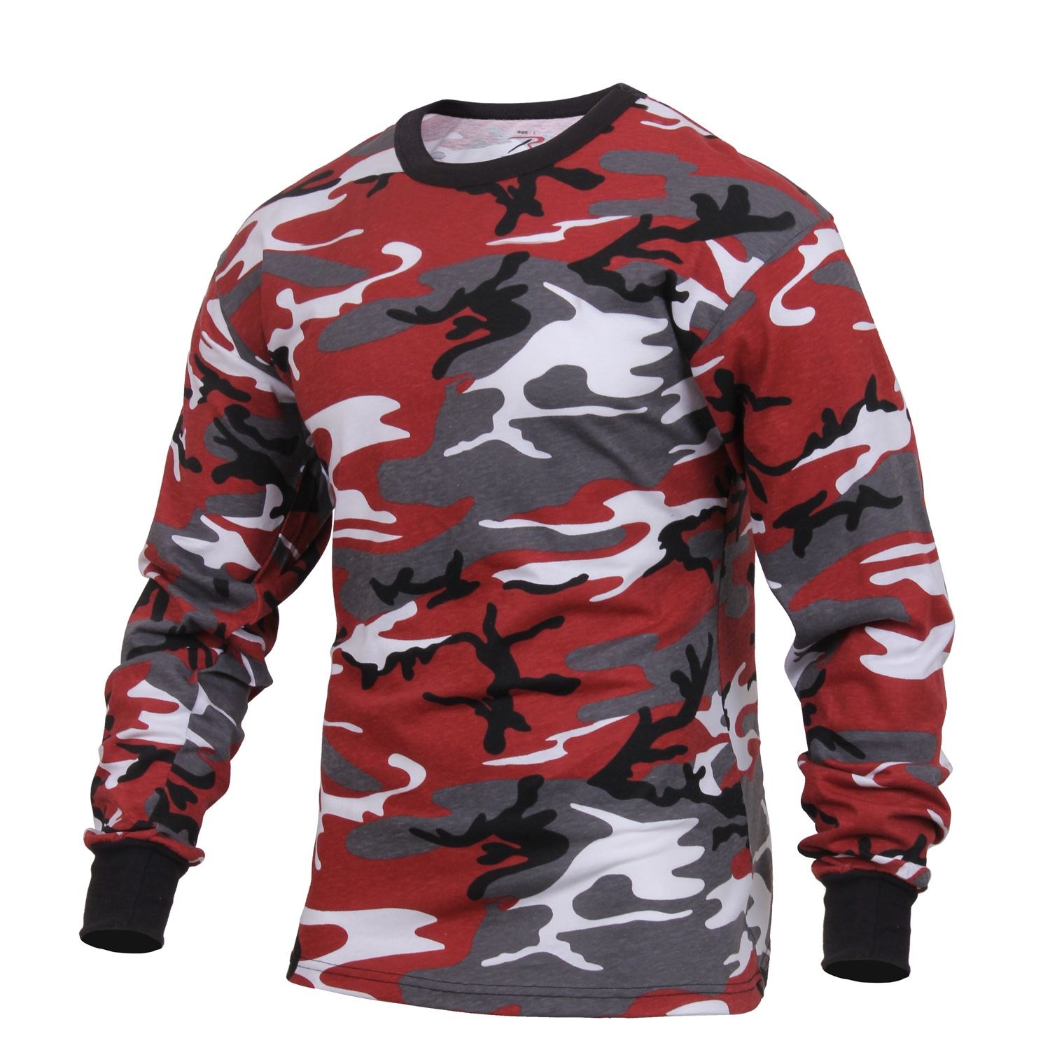 Triko s dlouhým rukávem RED CAMO Velikost: M