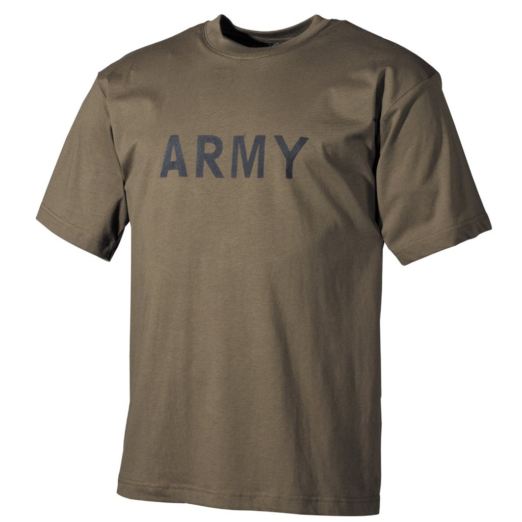 Triko US ARMY ZELENÉ Velikost: 3XL