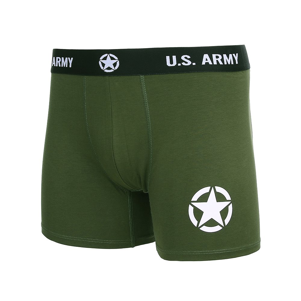 Trenýrky Boxer US Army ZELENÉ Velikost: S