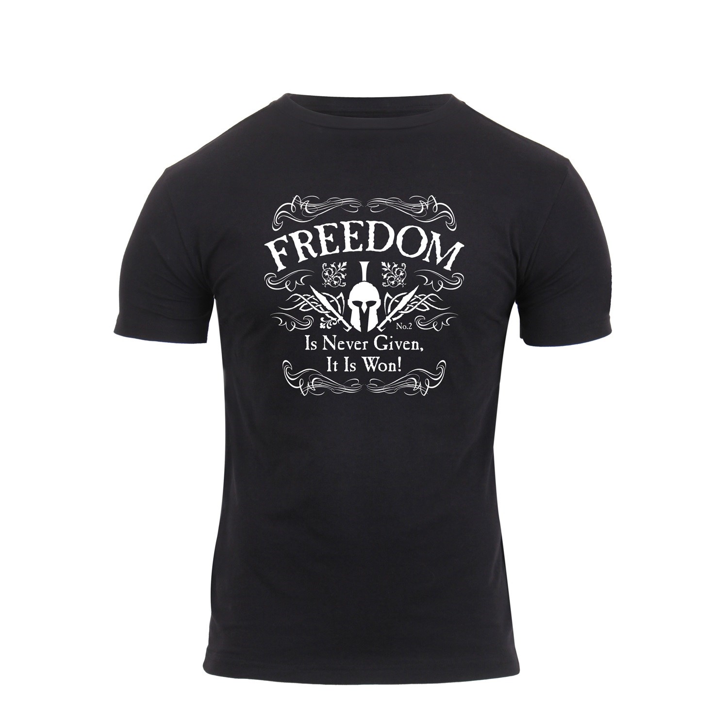 Triko ATHLETIC FIT FREEDOM krátký rukáv ČERNÉ Velikost: M