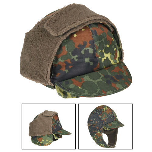 Čepice s kšiltem BW zimní FLECKTARN Velikost: 58