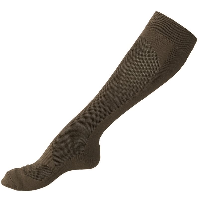 Ponožky podkolenky COOLMAX® funkční ZELENÉ Velikost: 2