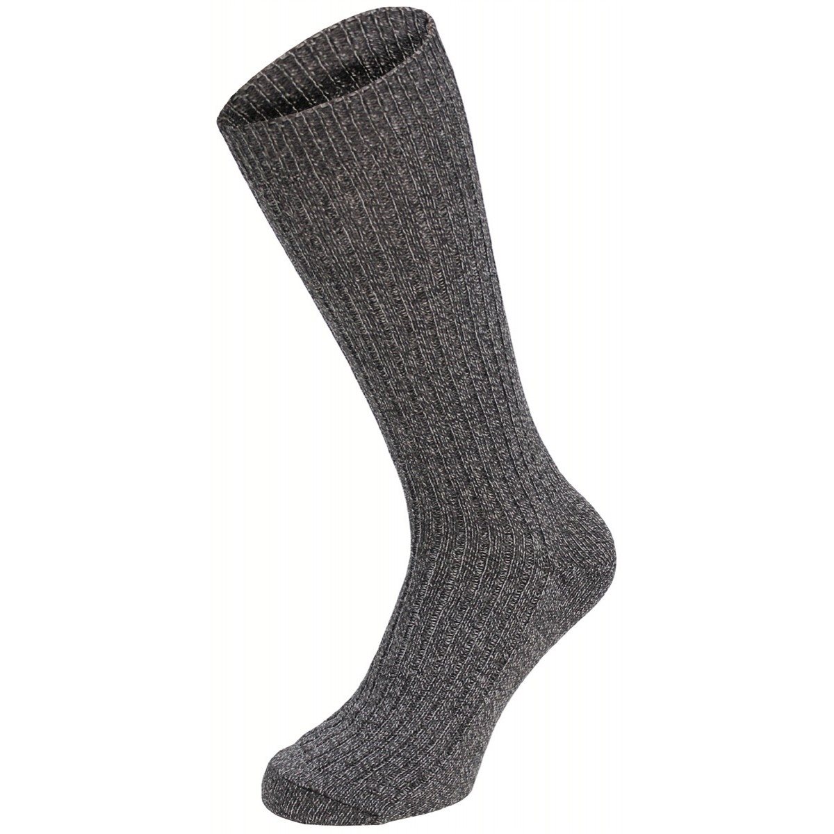 Ponožky styl BW s patou extra vysoké ŠEDÉ Velikost: 39-40