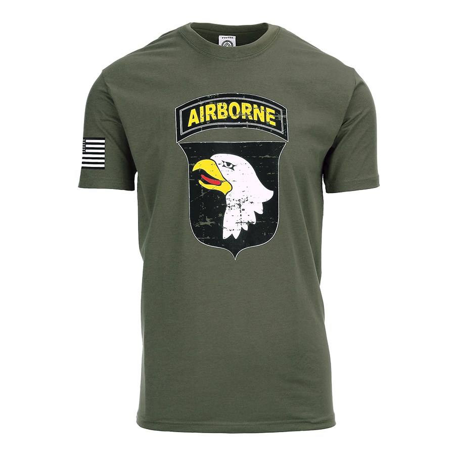 Triko 101st AIRBORNE ZELENÉ Velikost: XL