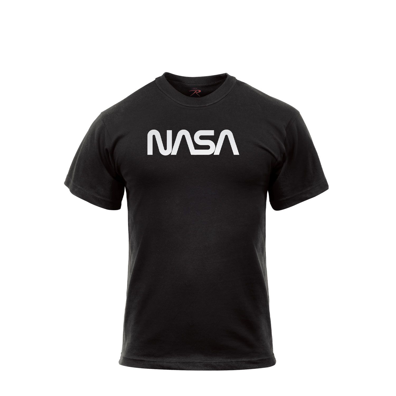 Triko s krátkým rukávem NASA ČERNÉ Velikost: XL