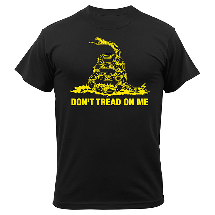 Triko DON´T TREAD ON ME ČERNÉ Velikost: XL