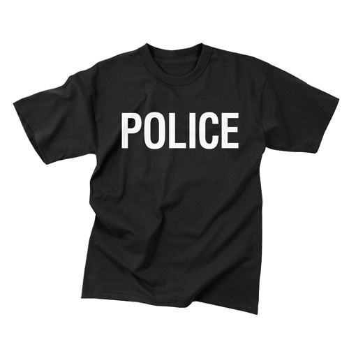 Triko POLICE ČERNÉ Velikost: 3XL