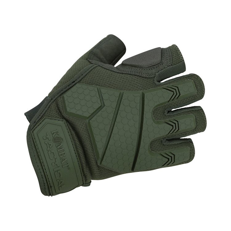 Rukavice bezprsté ALPHA TACTICAL ZELENÉ Velikost: M