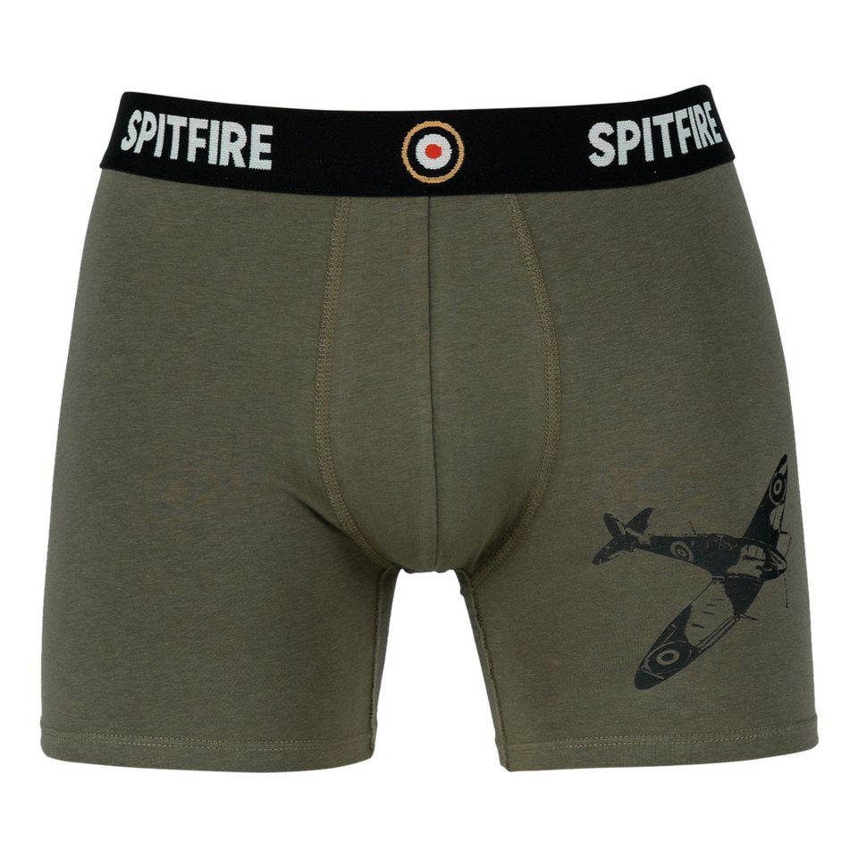 Trenýrky Boxer SPITFIRE ZELENÉ Velikost: L