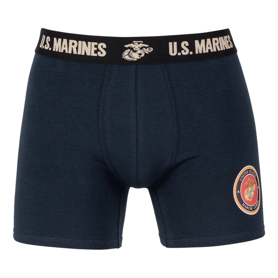 Trenýrky Boxer US MARINES MODRÉ Velikost: L