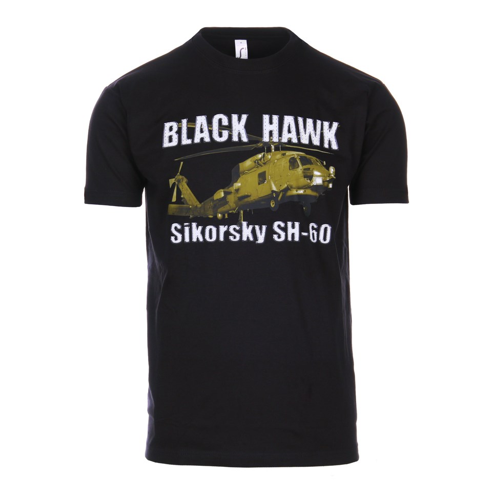 Triko BLACK HAWK SIKORSKY SH-60 ČERNÉ Velikost: S