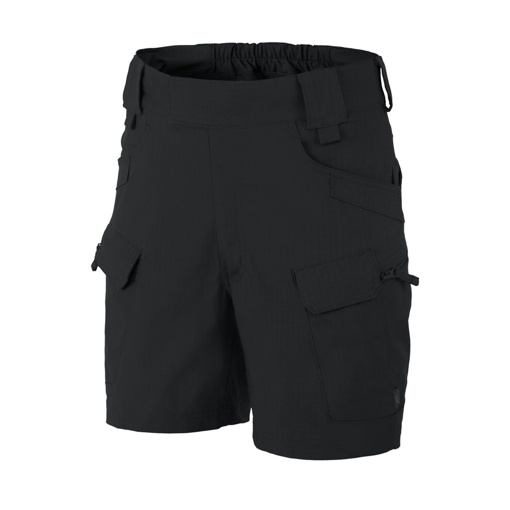 Kraťasy UTS URBAN TACTICAL® 6" rip-stop ČERNÉ Velikost: XL