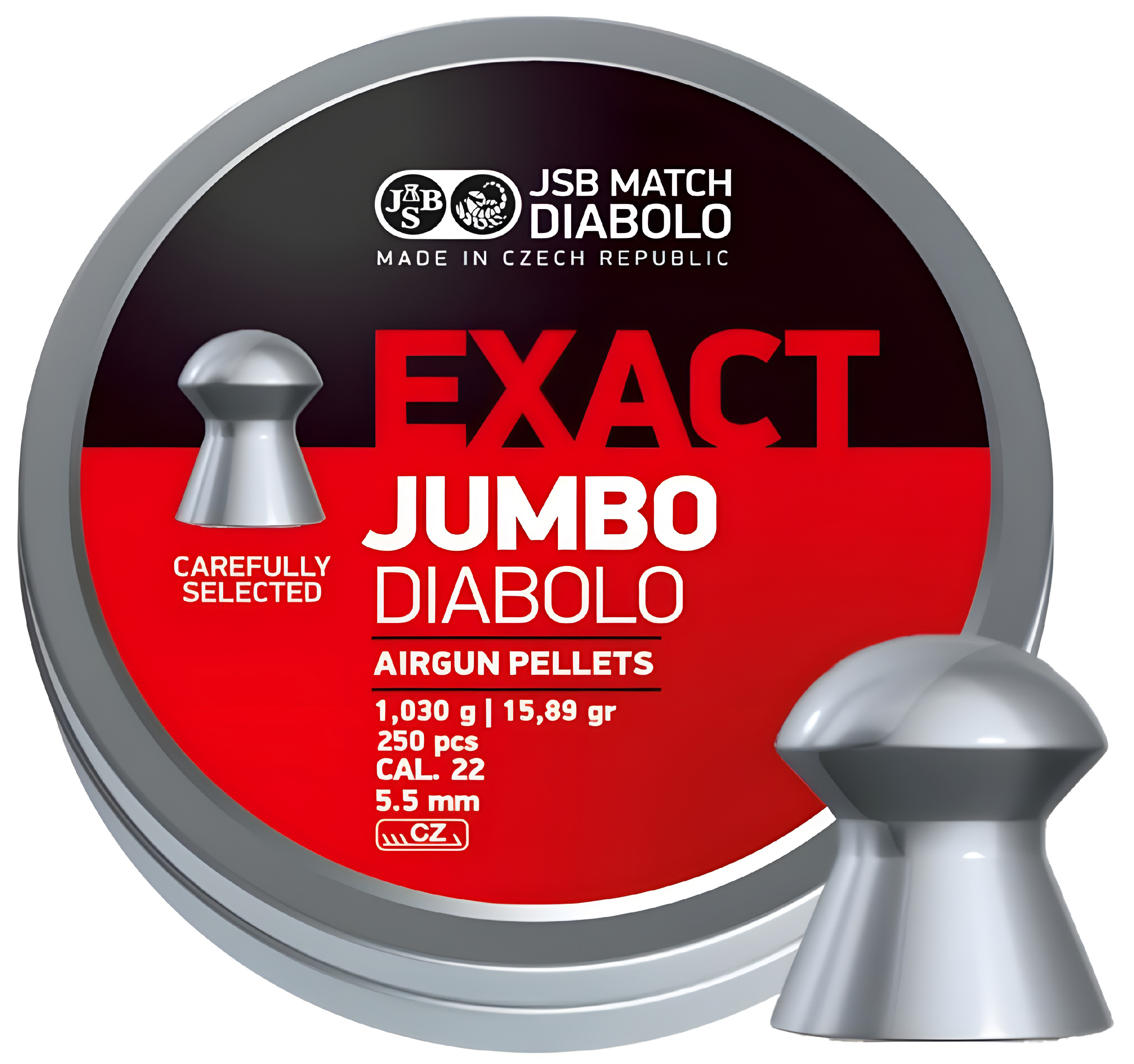 Diabolo JSB Exact Jumbo 250ks cal.5,53mm