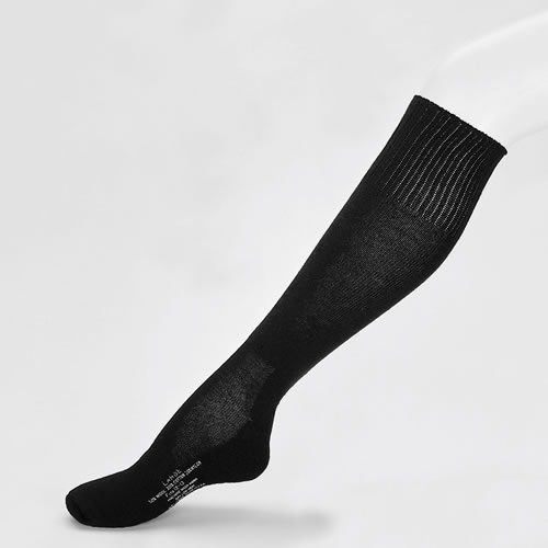 Ponožky podkolenky US froté ČERNÉ Velikost: M