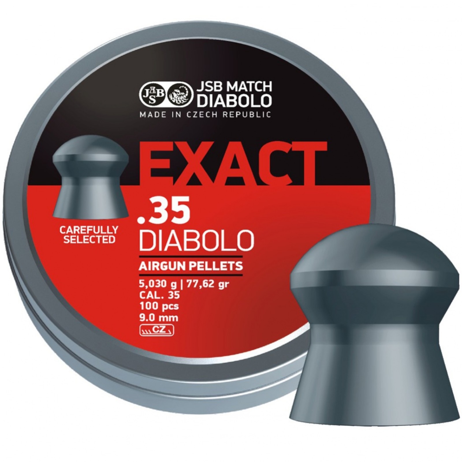 Diabolo JSB Exact 100ks cal.9mm 5,25g