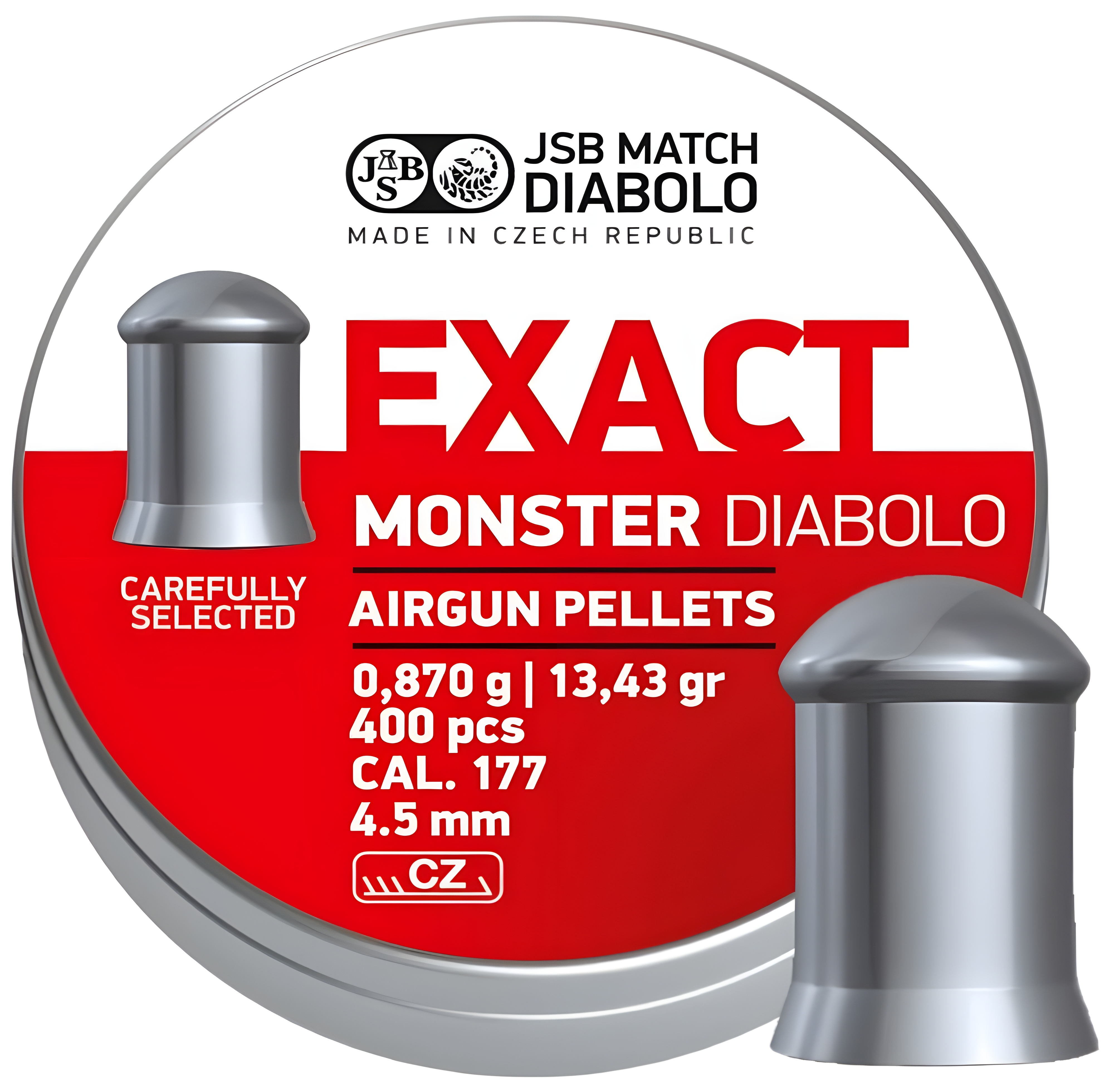 Diabolo JSB Exact Monster 400ks cal.4,52mm