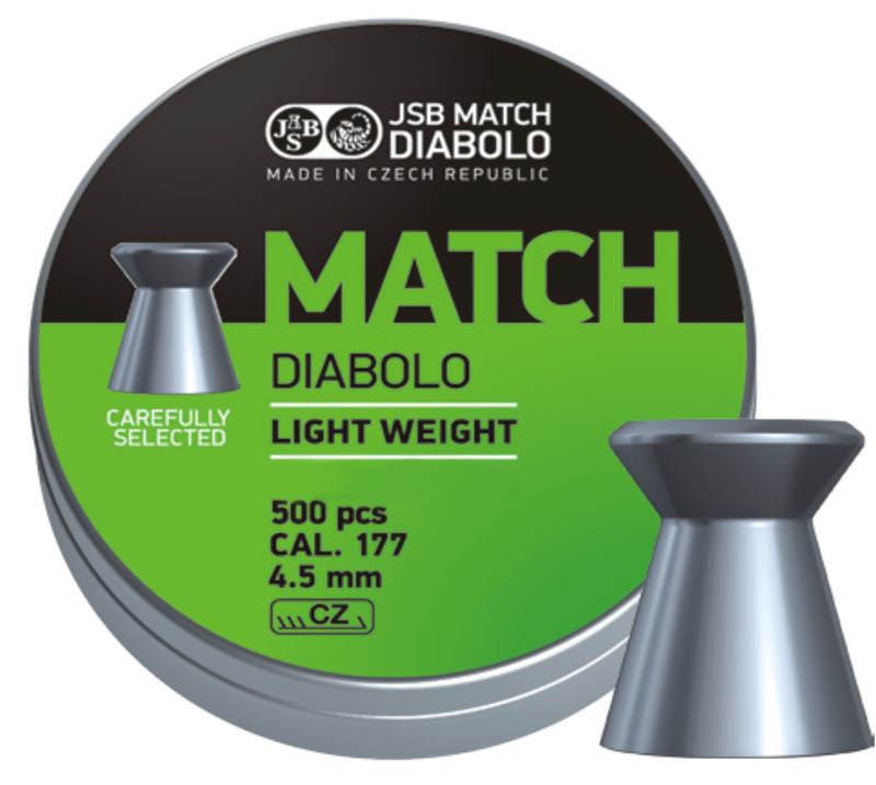 Diabolo JSB Match pistole 500ks cal.4,5mm