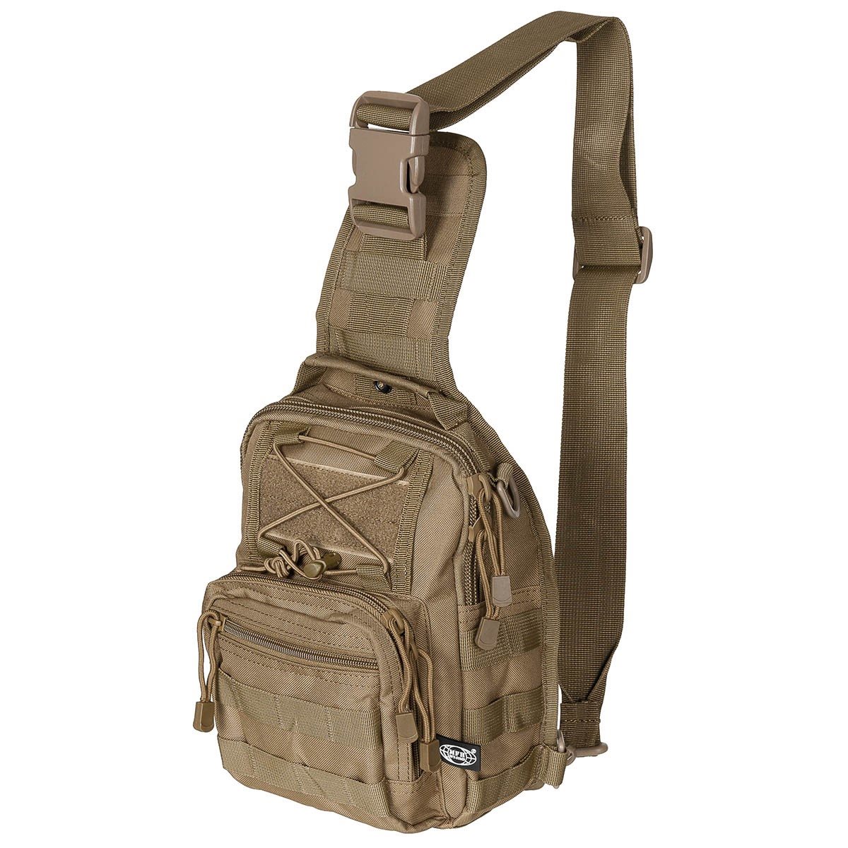 Taška přes rameno SHOULDER BAG MOLLE COYOTE BROWN