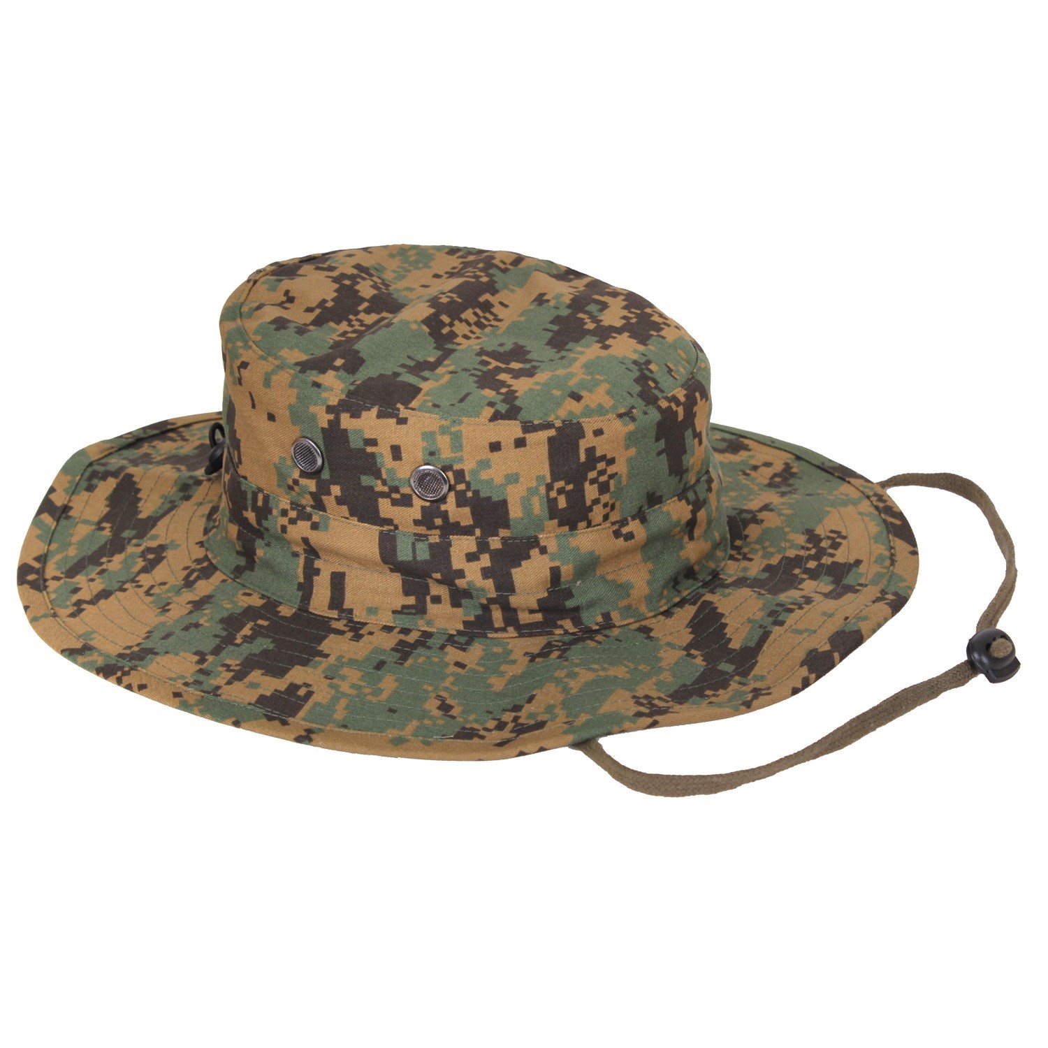 Klobouk MILITARY nastavitelný WOODLAND DIGITAL CAMO